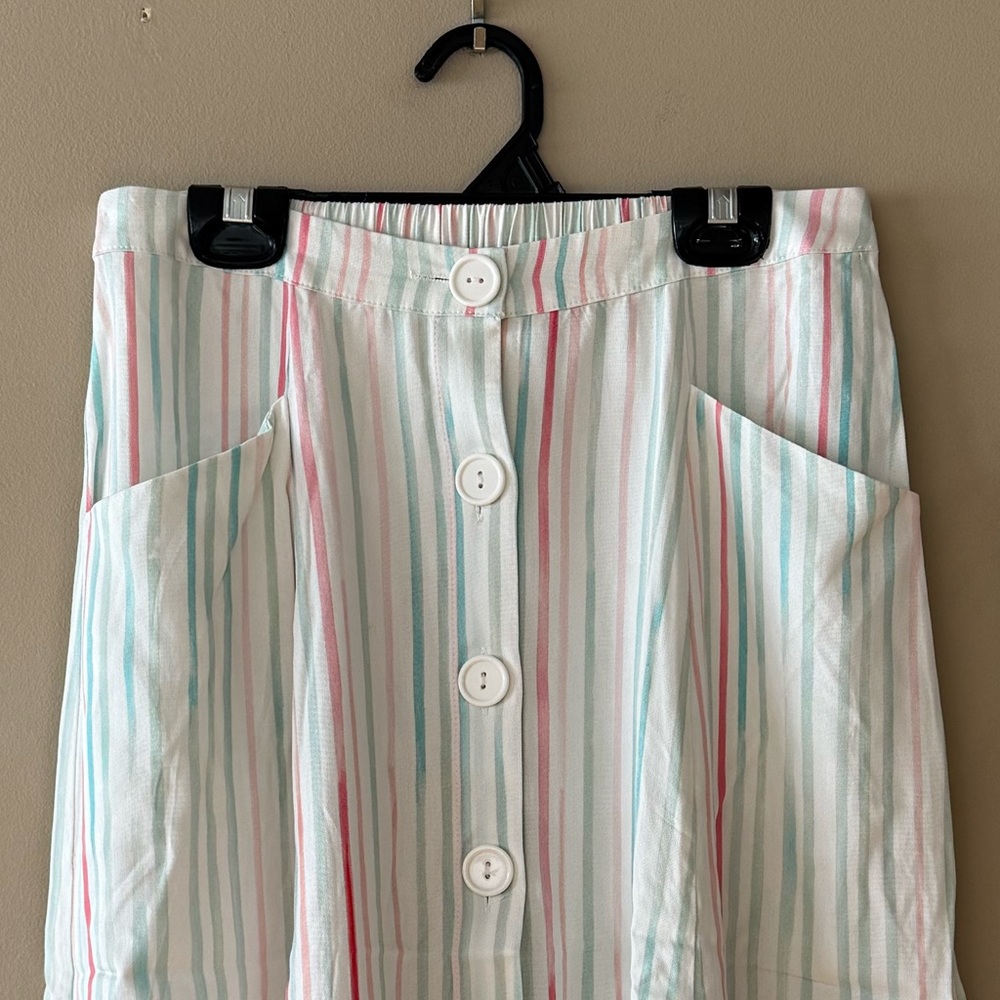 Mountain Warehouse Country to Coast Vintage Striped Button-Down Skirt - Picture 4 of 13